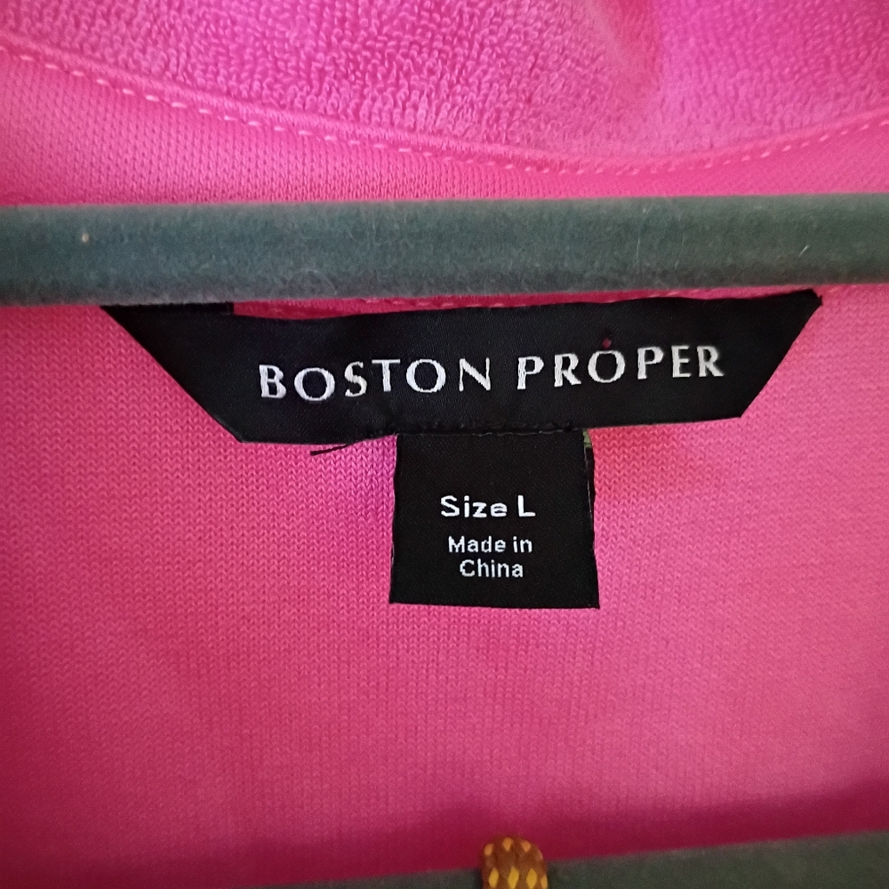 Boston Proper Aurora Pink 🩷 2 Pis Set.New No Tag.Pit To Pit 21"Pants Size XL - Picture 3 of 7